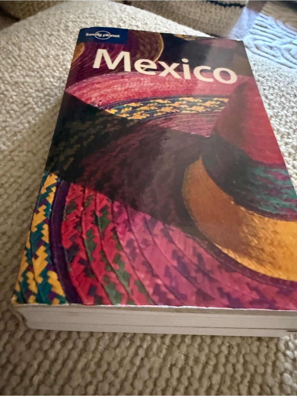 Lonely planet 9th edition  paperback Mexico Travel Guide - Blue and Multicolor